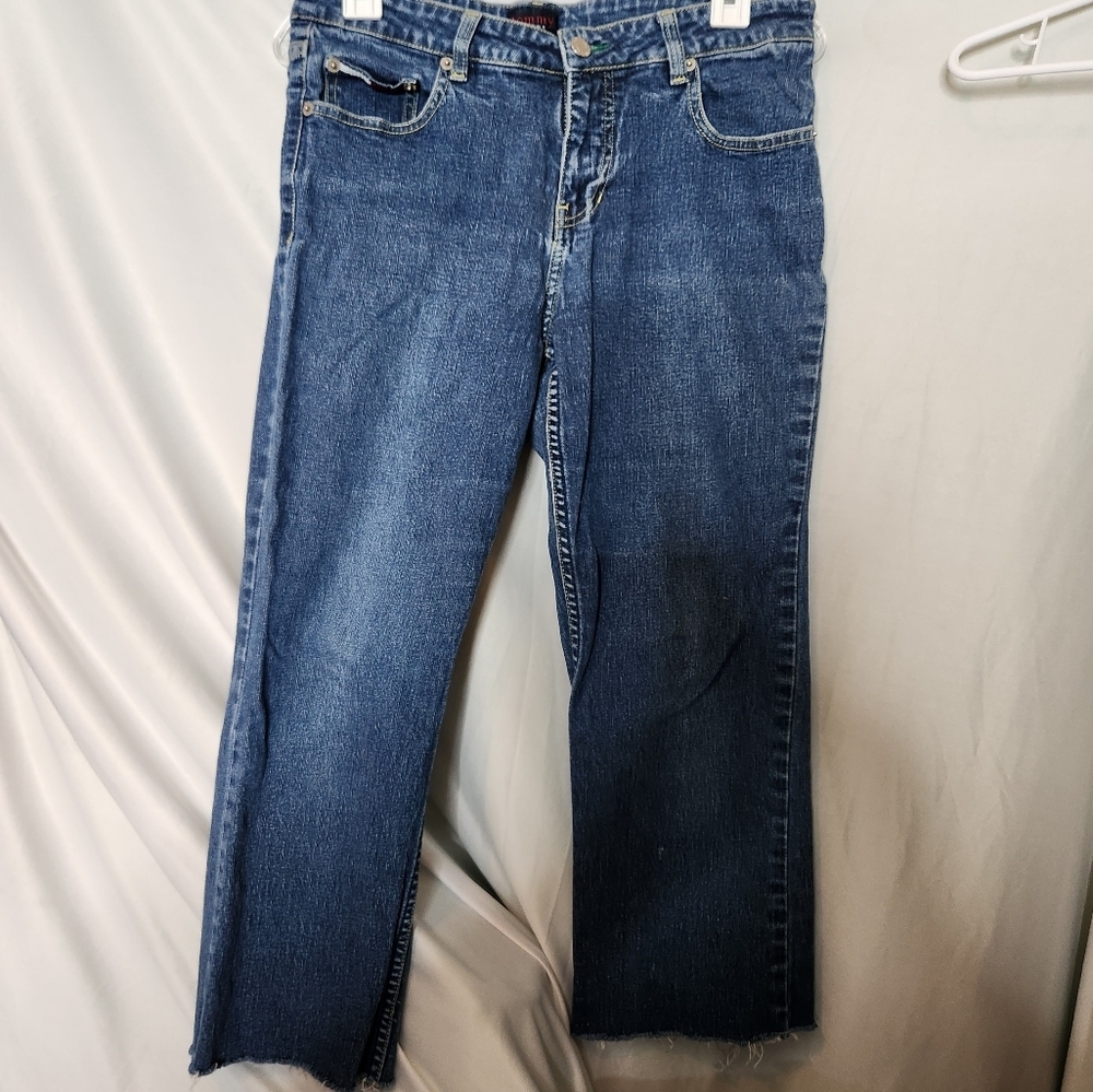 Tommy Jeans Denim Cut-Off Pants Size 9